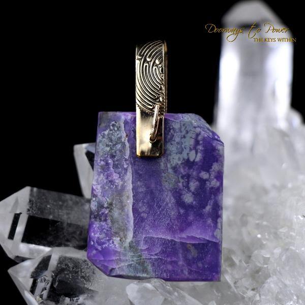 Sugilite Light Language Crystal Pendant