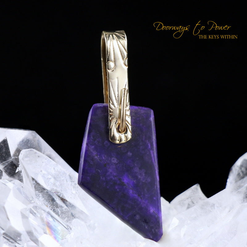Sugilite Light Language Crystal Pendant