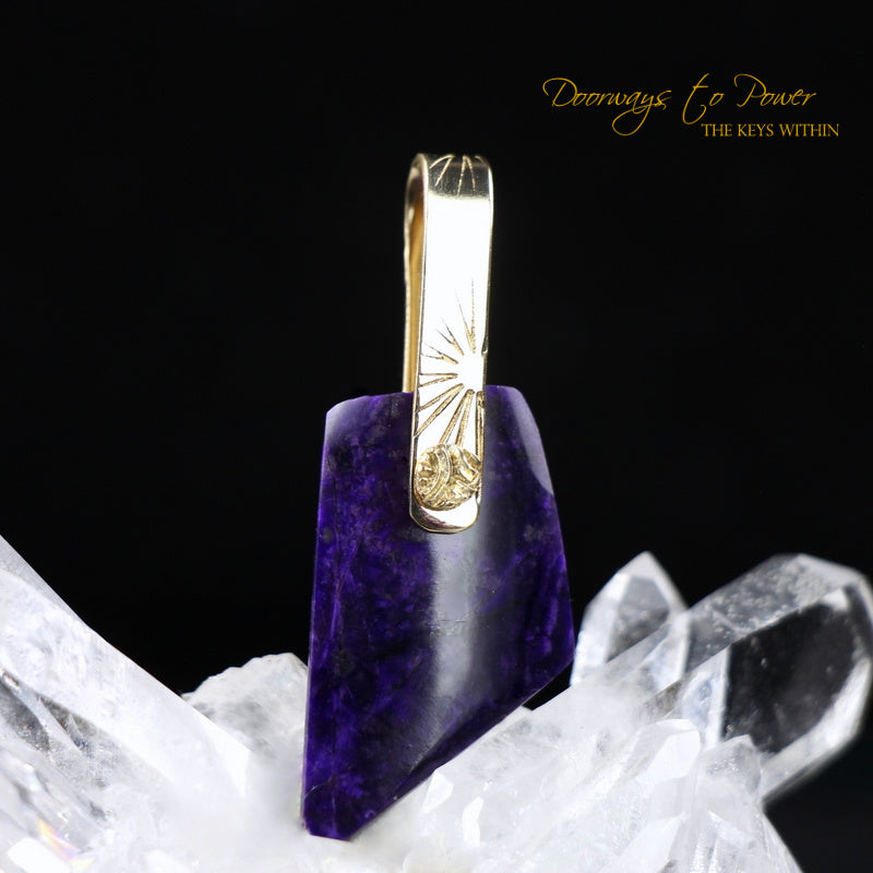 Sugilite Light Language Crystal Pendant