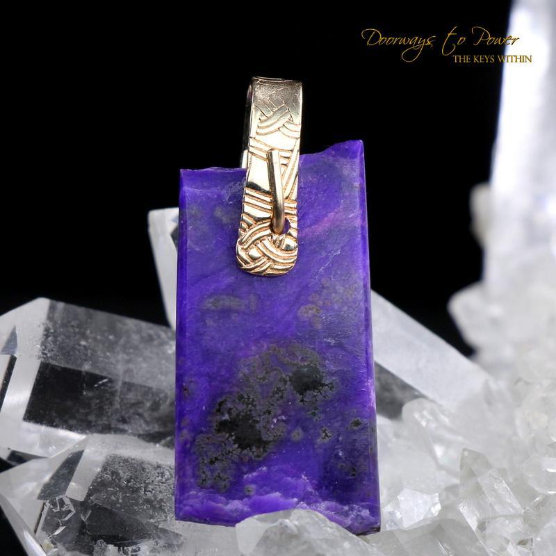 Sugilite Light Language Crystal Pendant