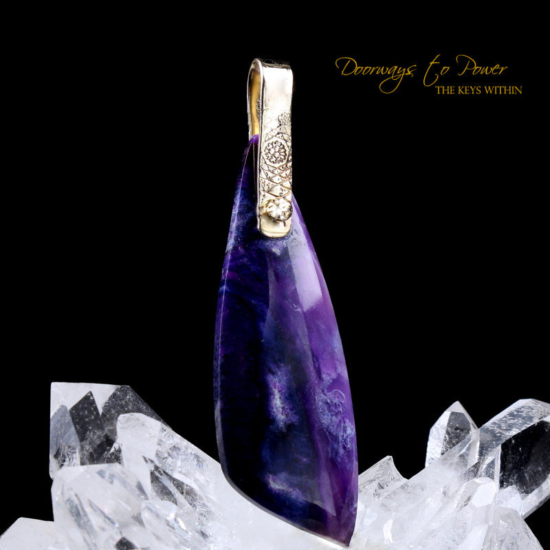 Sugilite Light Language Crystal Pendant™ 'Beacon of Light'