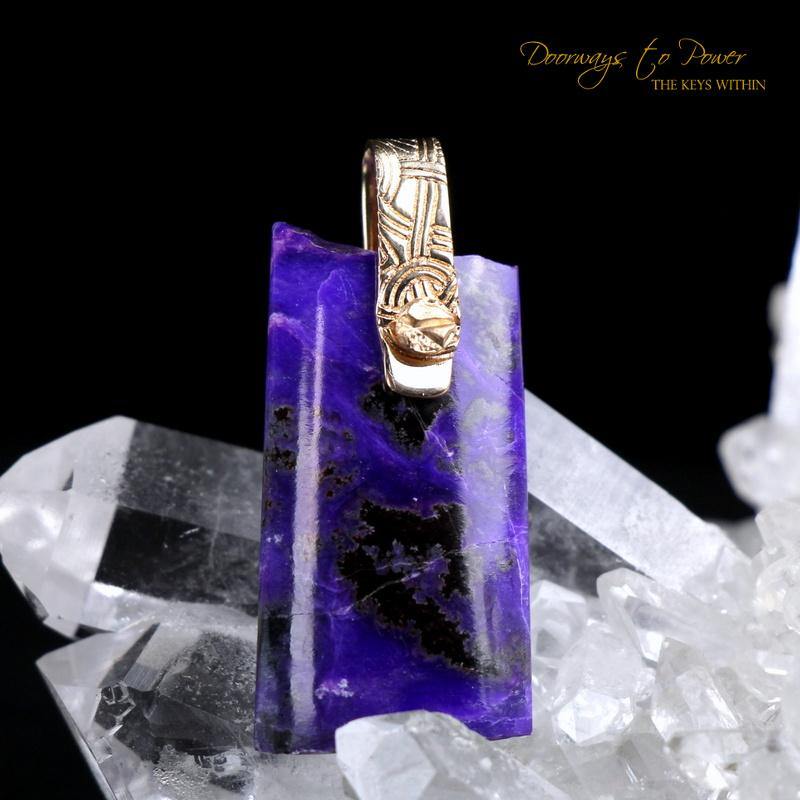 Sugilite Light Language Crystal Pendant