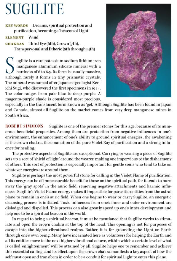 Sugilite Crystal Properties
