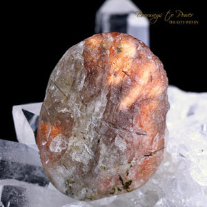 Sunstone Crystal Dragon Carving Talisman 'Pure Manifestation'