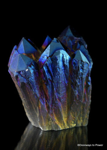 Titanium Quartz Aura  Starbrary Tantric Twin Crystal