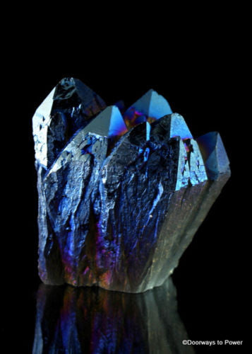 Titanium Quartz Aura  Starbrary Tantric Twin Crystal