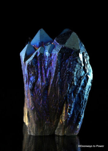 Titanium Quartz Aura  Starbrary Tantric Twin Crystal