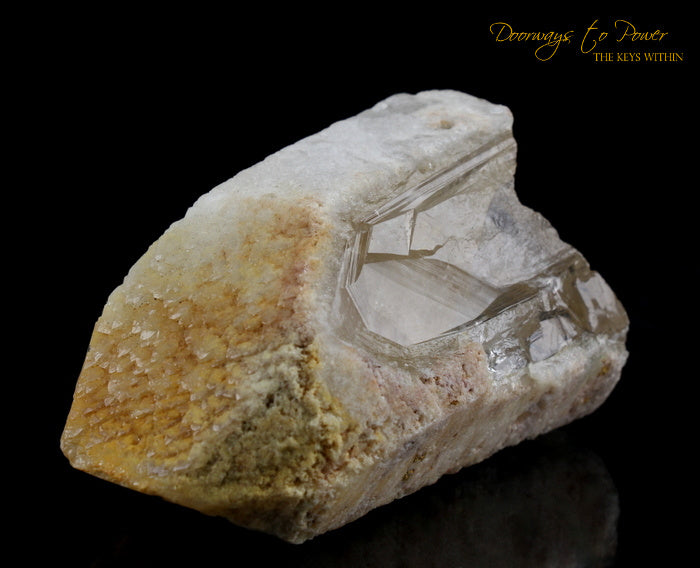 Tangerine Dreamsicle Lemurian Quartz Crystal Record Keeper
