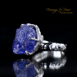 Tanzanite Crystal Ring 