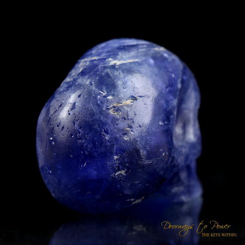 Tanzanite Skull Crystal Carving Talisman 