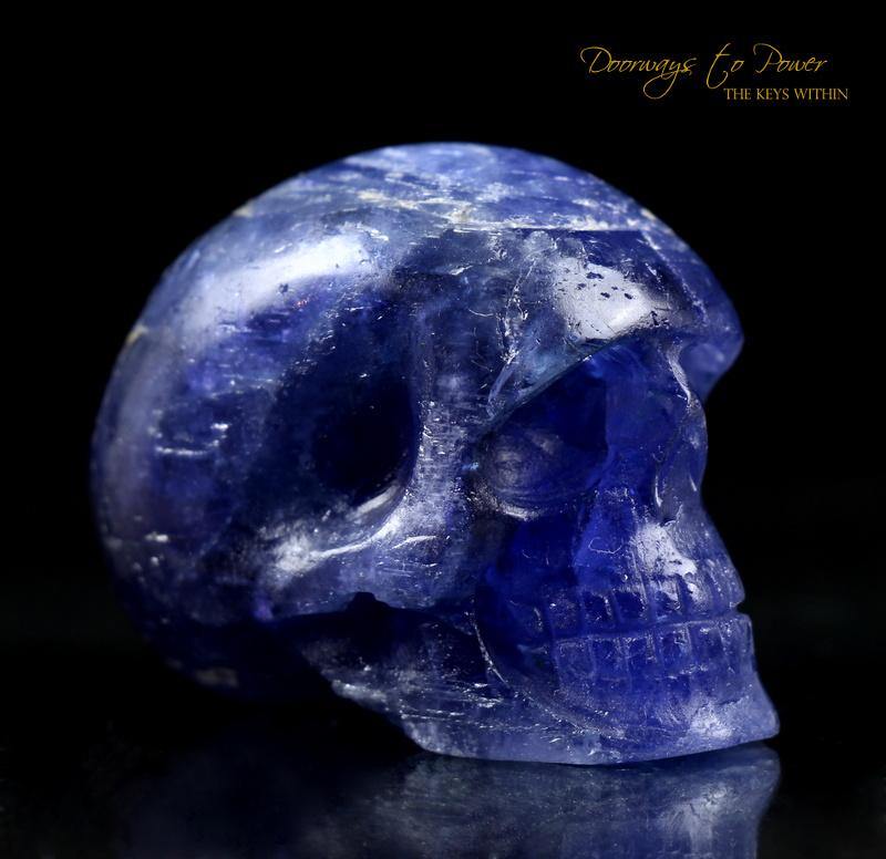 Tanzanite Crystal Skull