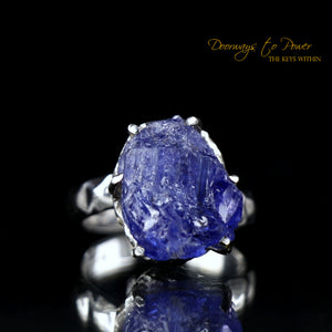 Tanzanite Crystal Ring 