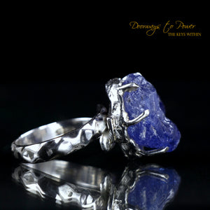 Tanzanite Crystal Ring 