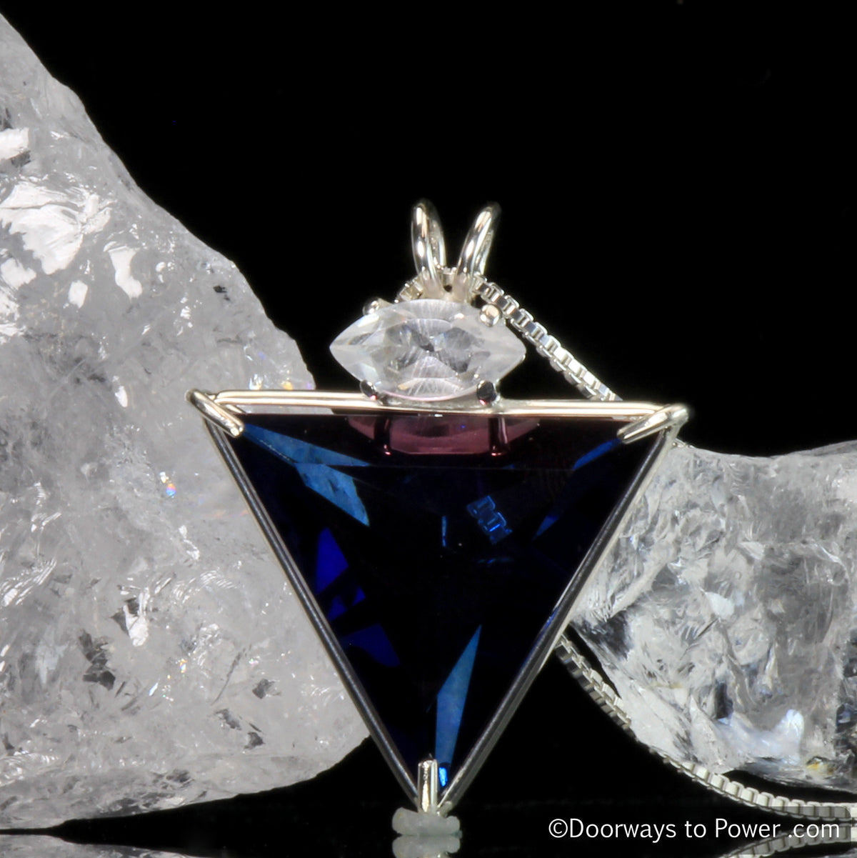 Tanzine Aura Angelic Star Pendant with Quartz