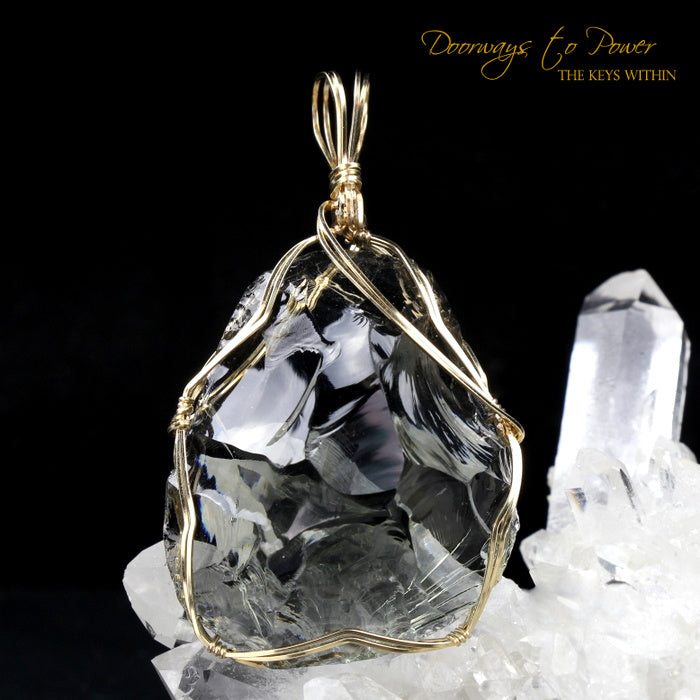 The MATRIX Andara Crystal Pendant 14k gold