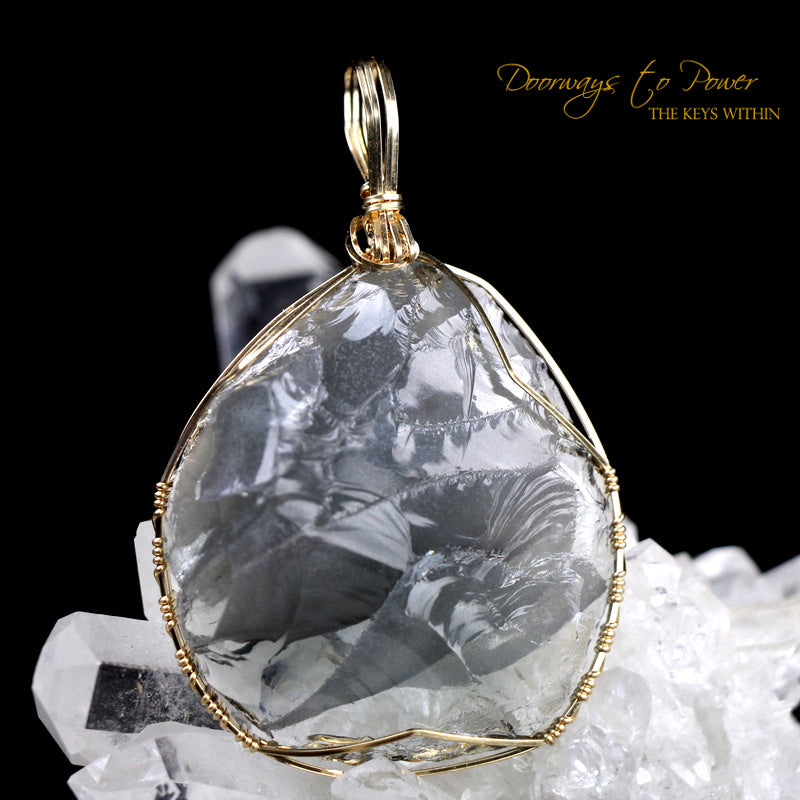 The MATRIX Andara Crystal Pendant 14k Gold