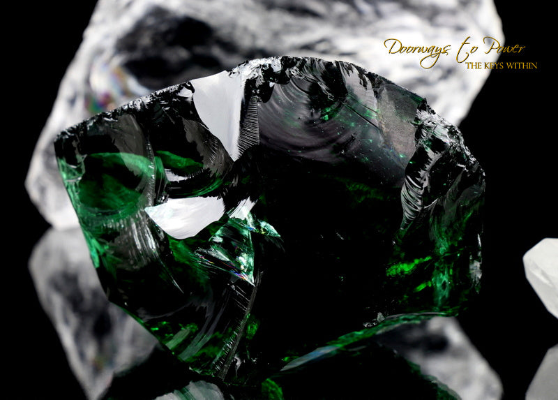 Thoth the Atlantean Emerald Green Andara Crystal 'Master of Mysteries'