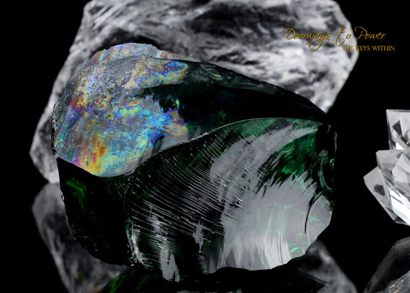 Thoth the Atlantean Emerald Green Andara Crystal 'Master of Mysteries'