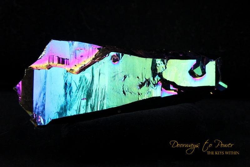 Titanium Aura Quartz DT Master Record Keeper Crystal 'Frequency Shifter'