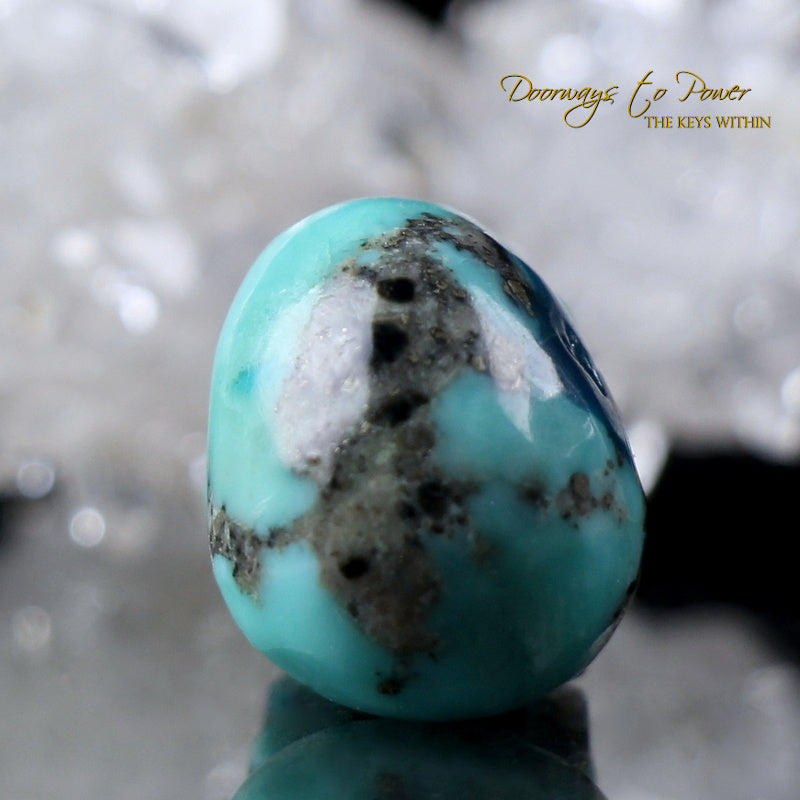 Turquoise Crystal Skull Carving 