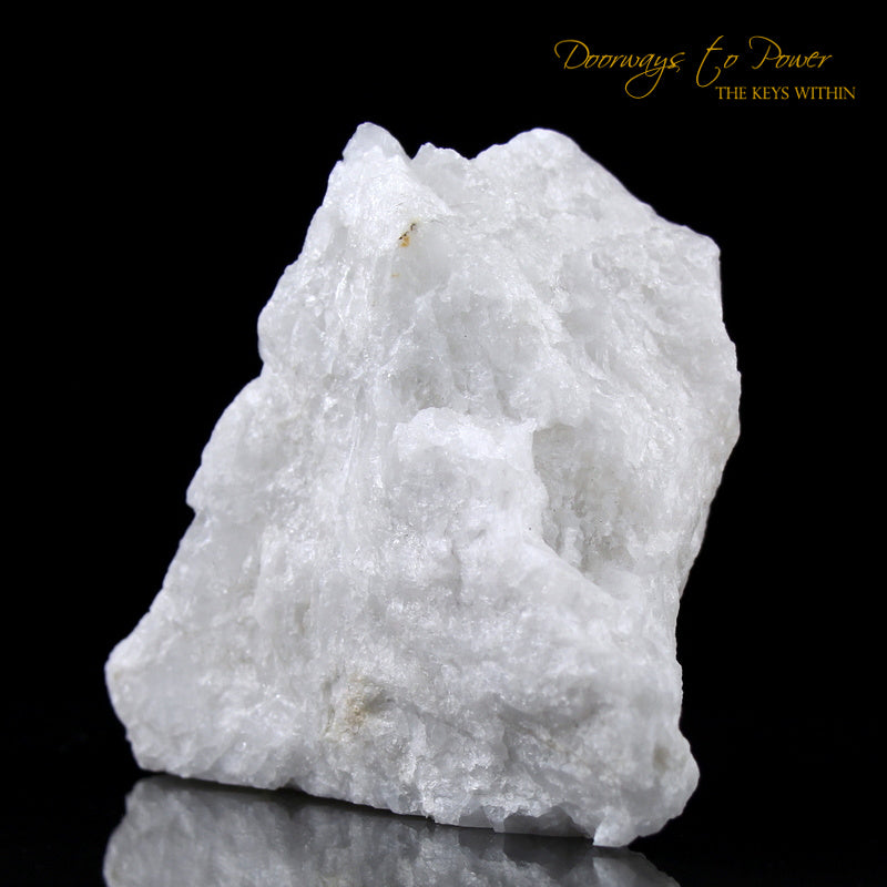 White Azeztulite Crystal Altar Stone Azozeo Activated