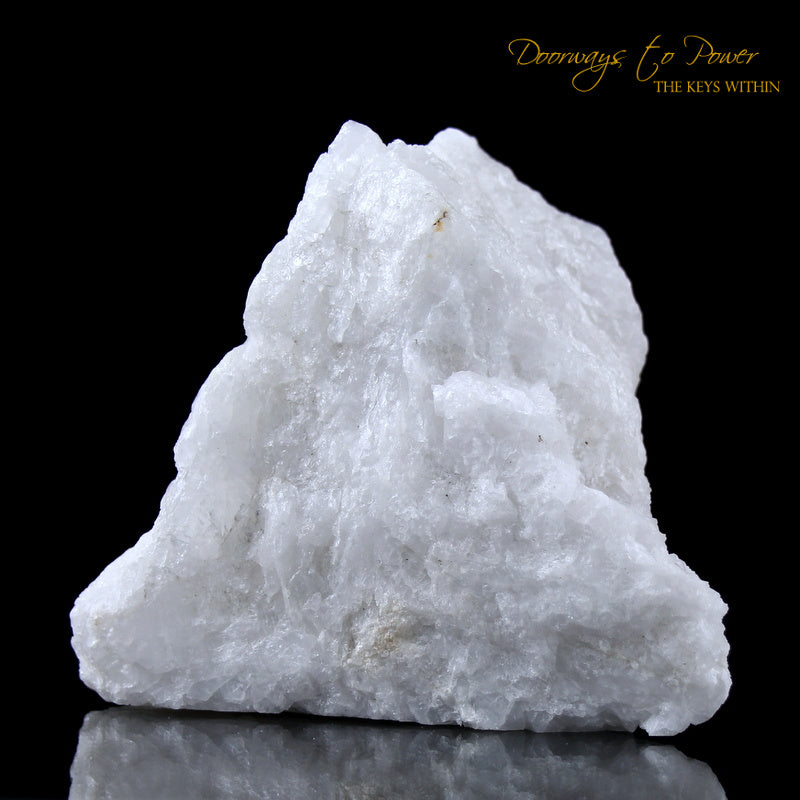 White Azeztulite Crystal Altar Stone Azozeo Activated