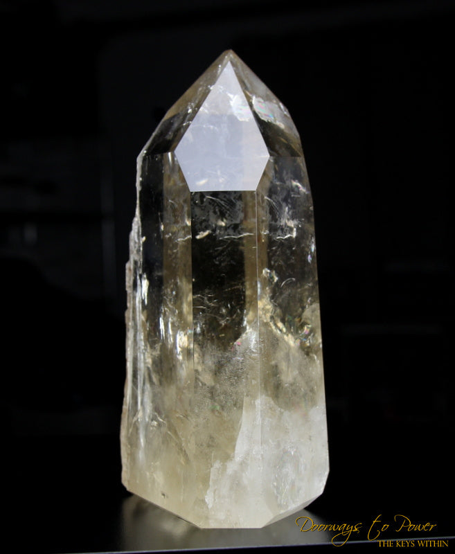 XL Citrine Cathedral Lightbrary Quartz Record Keeper Crystal
