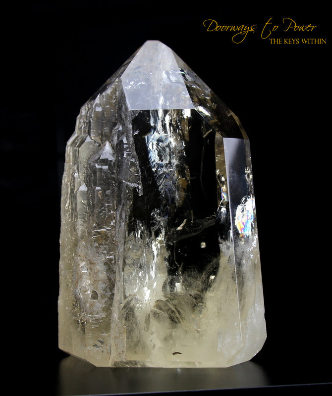 XL Citrine Cathedral Lightbrary Quartz Record Keeper Crystal