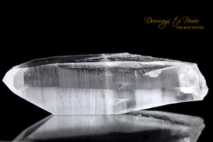 XL Lemurian Era Of Light Quartz Lightning Strike Crystal Power Wand