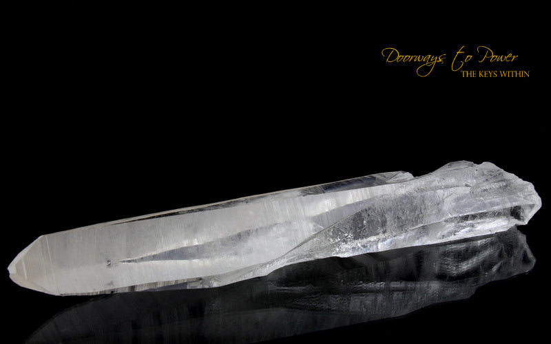 XL Lemurian Seed Record Keeper Crystal Laser Wand 'Sword of Light' 