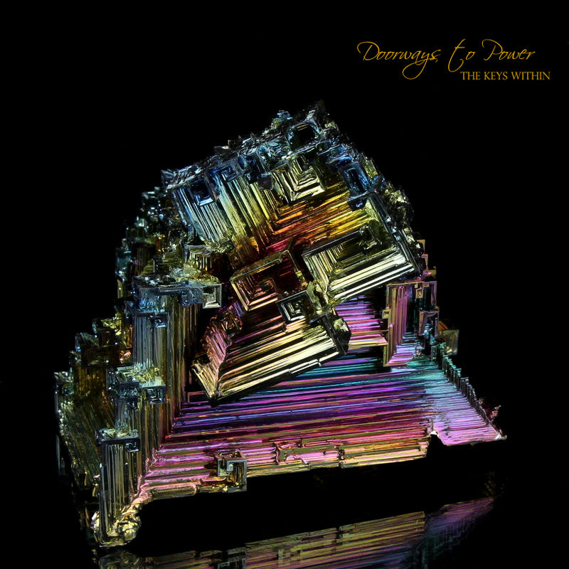 XL Rainbow Bismuth Super Conductor Crystal