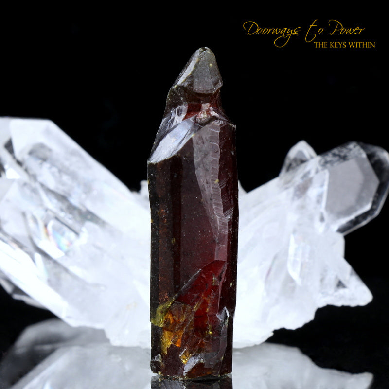 Zincite Crystal Specimen Poland 'FIRE' Collectors Quality A++