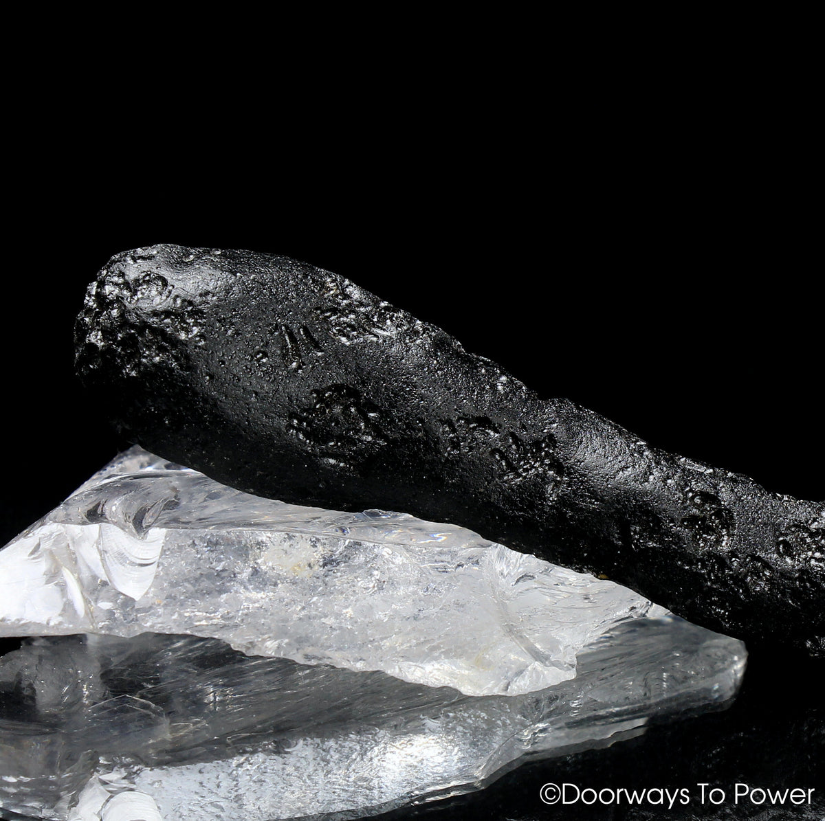 Tibetan Tektite Specimen 'Stone of shamaballa'  5" Rare & Big Synergy 12 Stone