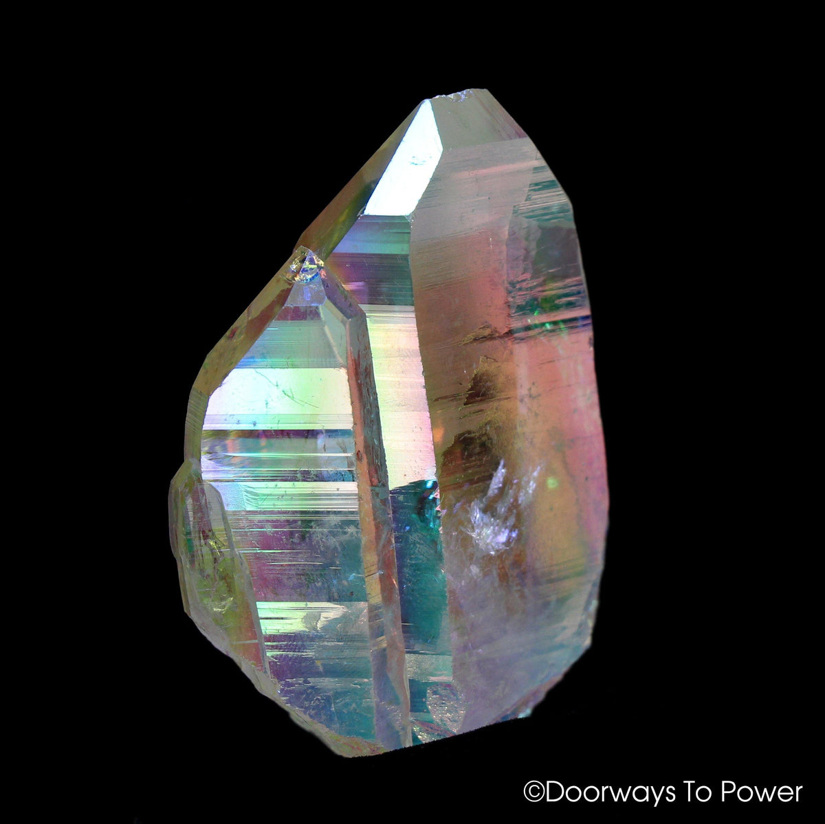 Angel Aura Quartz Lemurian Light Crystal 