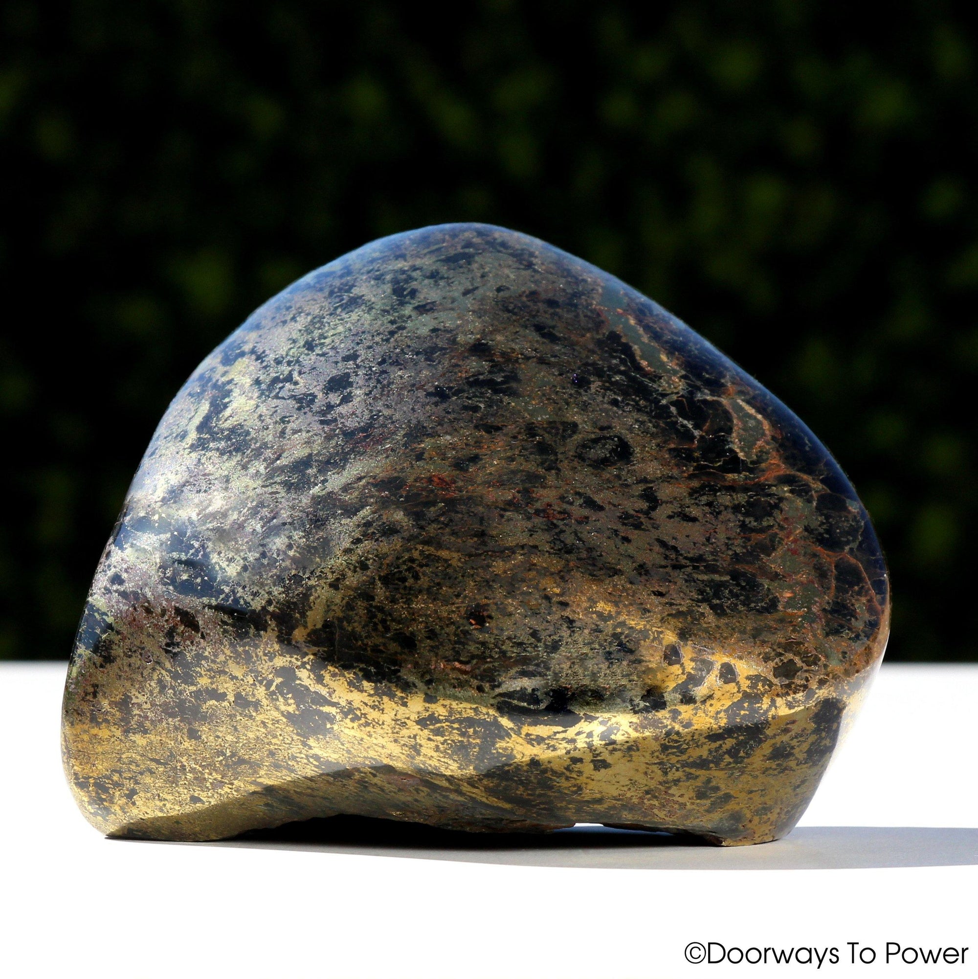 Healers Gold Crystal Altar Stone 'Alchemy & Abundance' 5 lbs