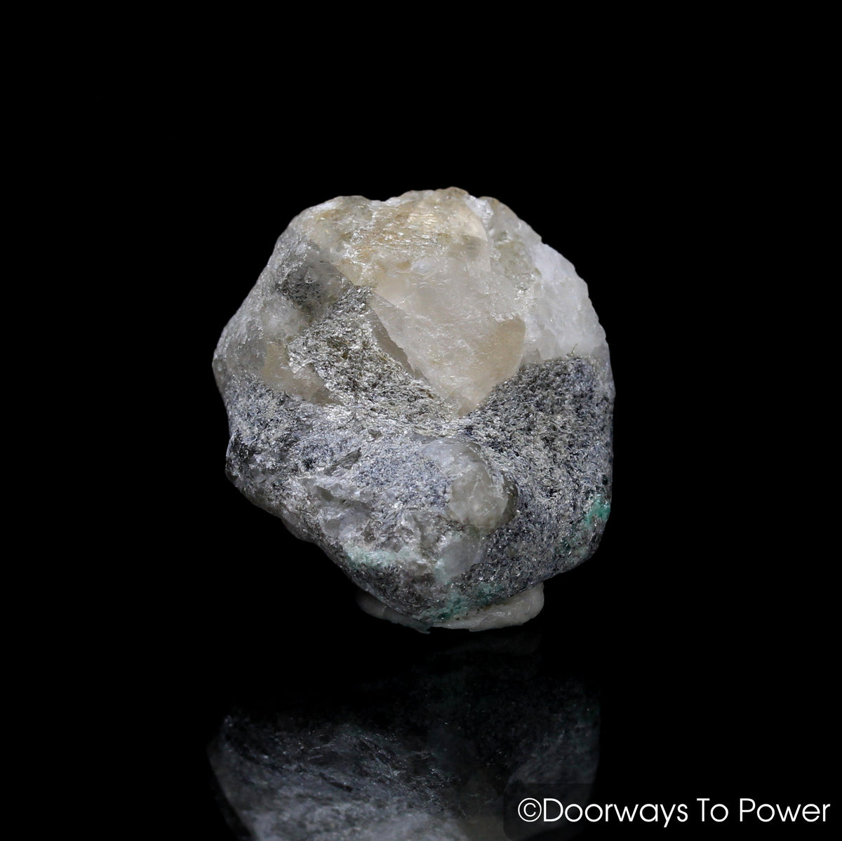 Russian Phenacite Aquamarine Crystal & Synergy 12 Stone