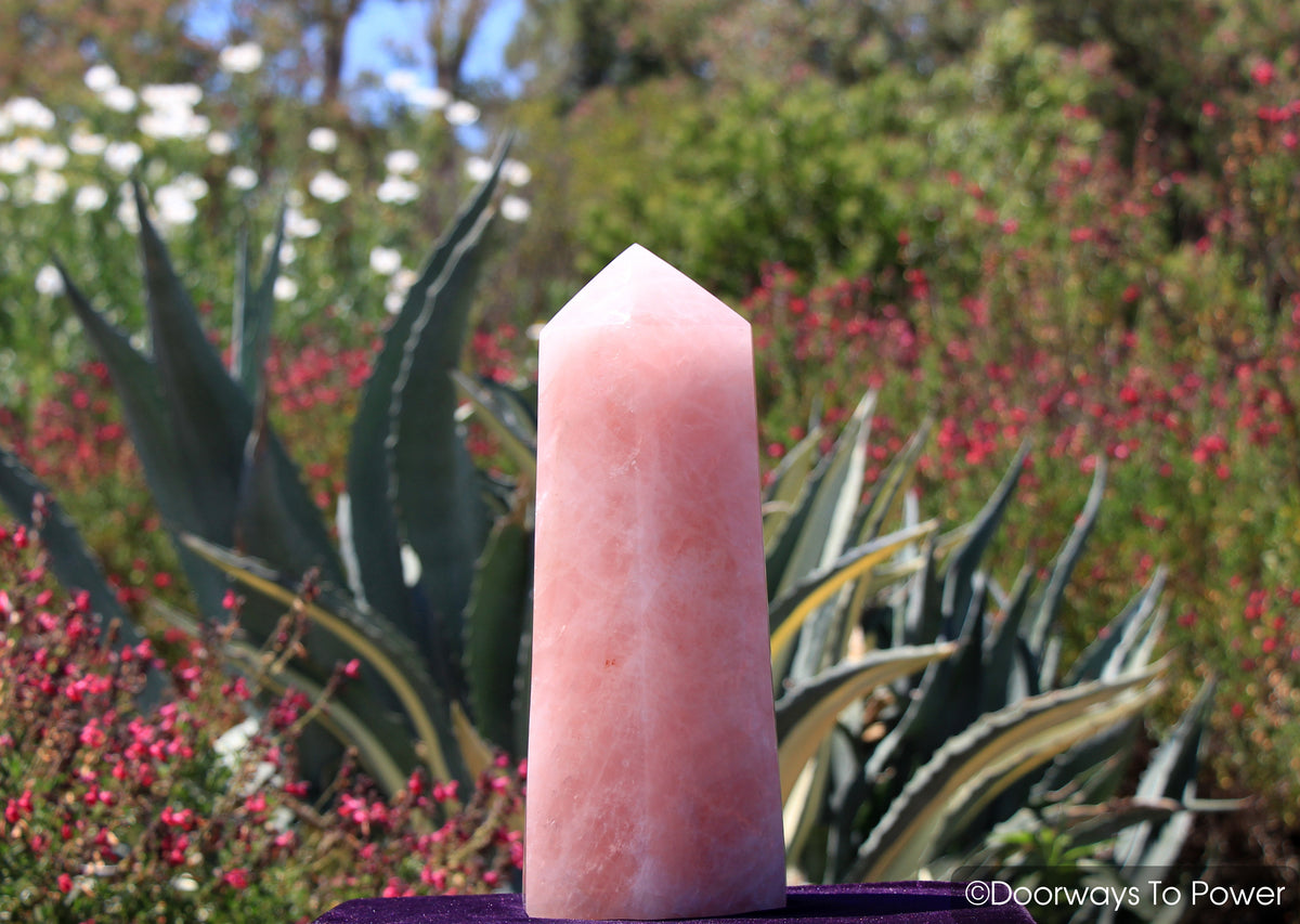 John of God Rose Quartz Generator Crystal "Manifest Spirit' 16 lbs