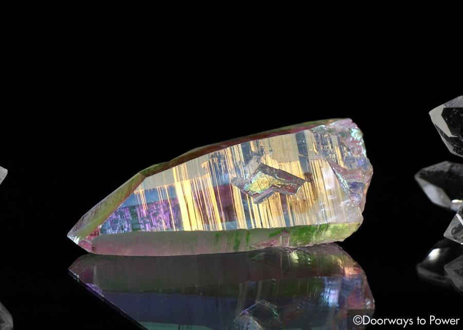 Angel Aura Colombian Lemurian Quartz Record Keeper Crystal 'Cherubim'