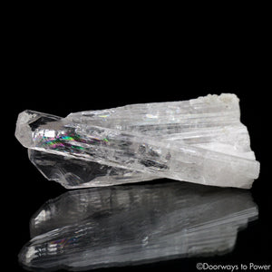 Danburite Quartz Tantric  Twin Crystal with Rainbows 