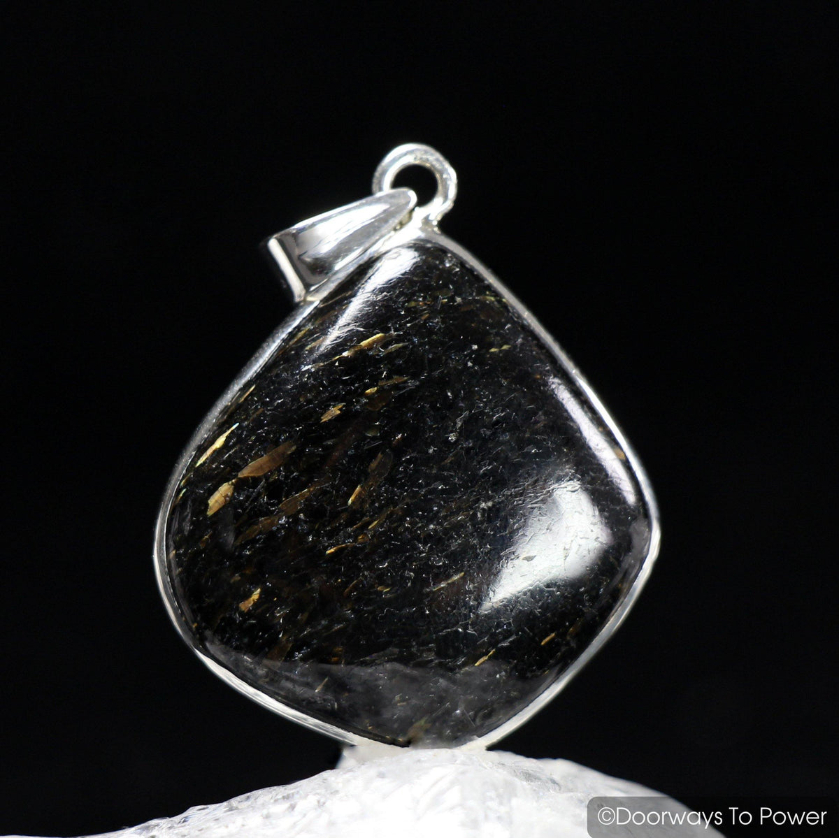 Nuummite Crystal Pendant 