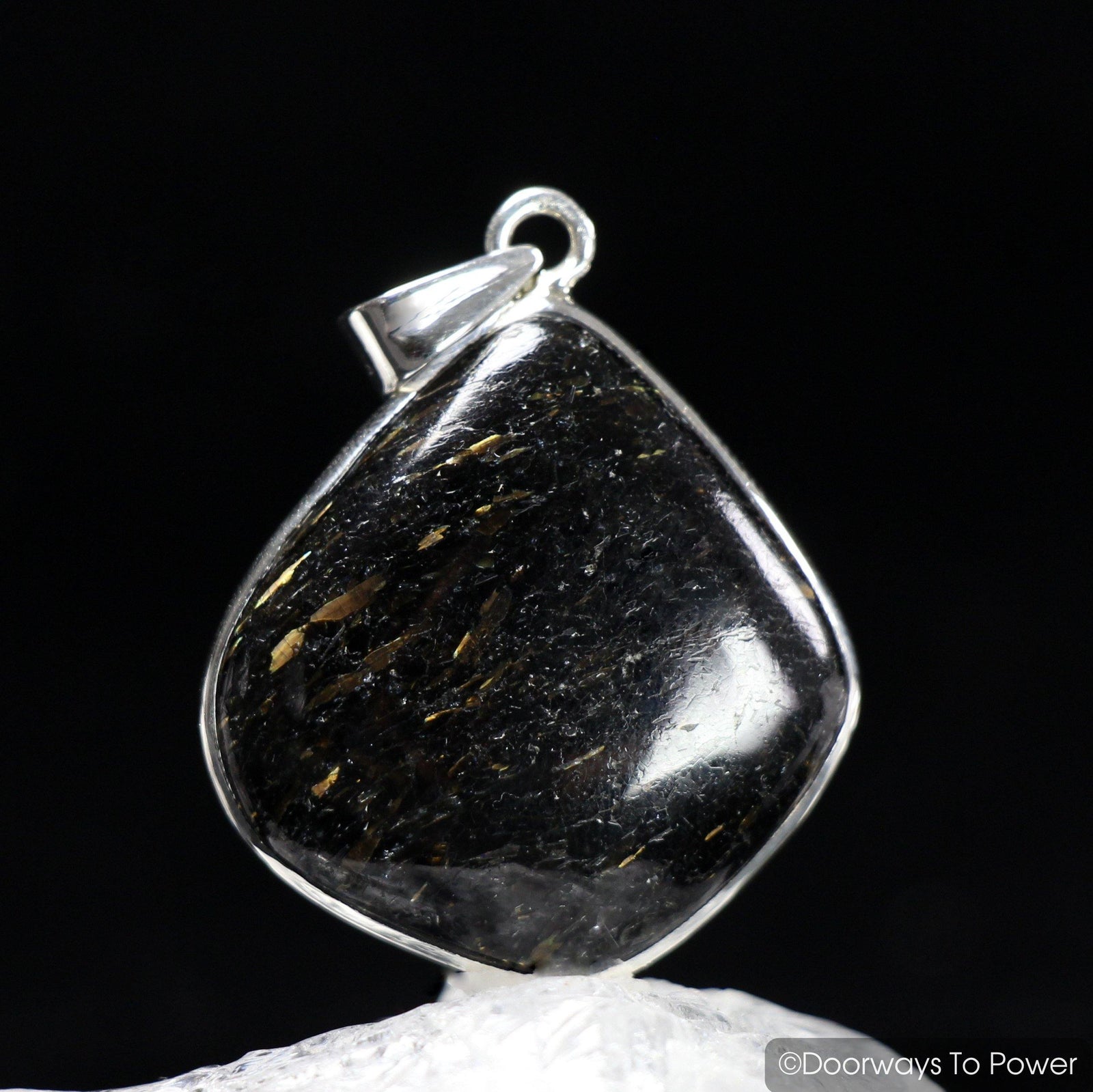 Nuummite Crystal Pendant 