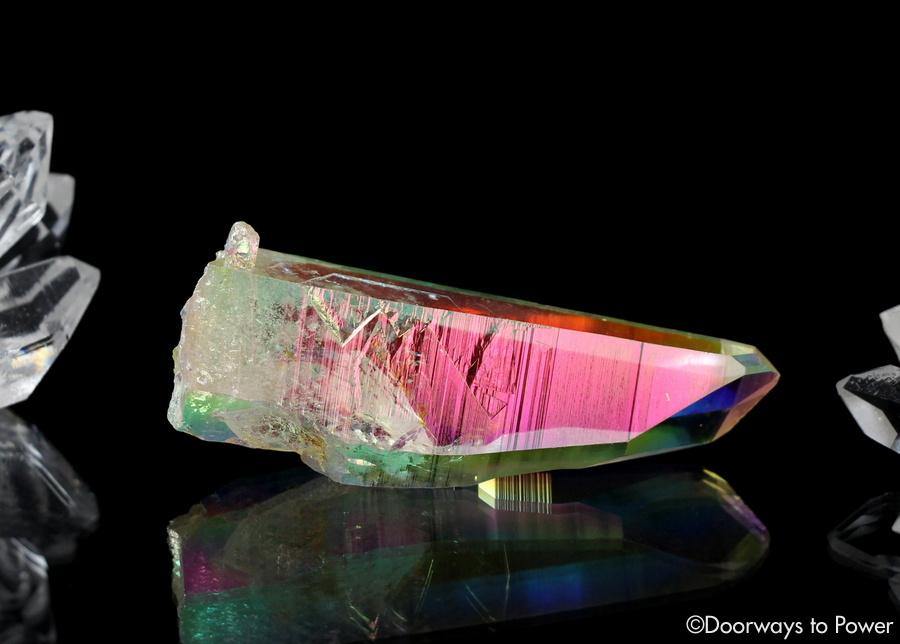 Angel Aura Colombian Lemurian Quartz Record Keeper Crystal 'Cherubim'