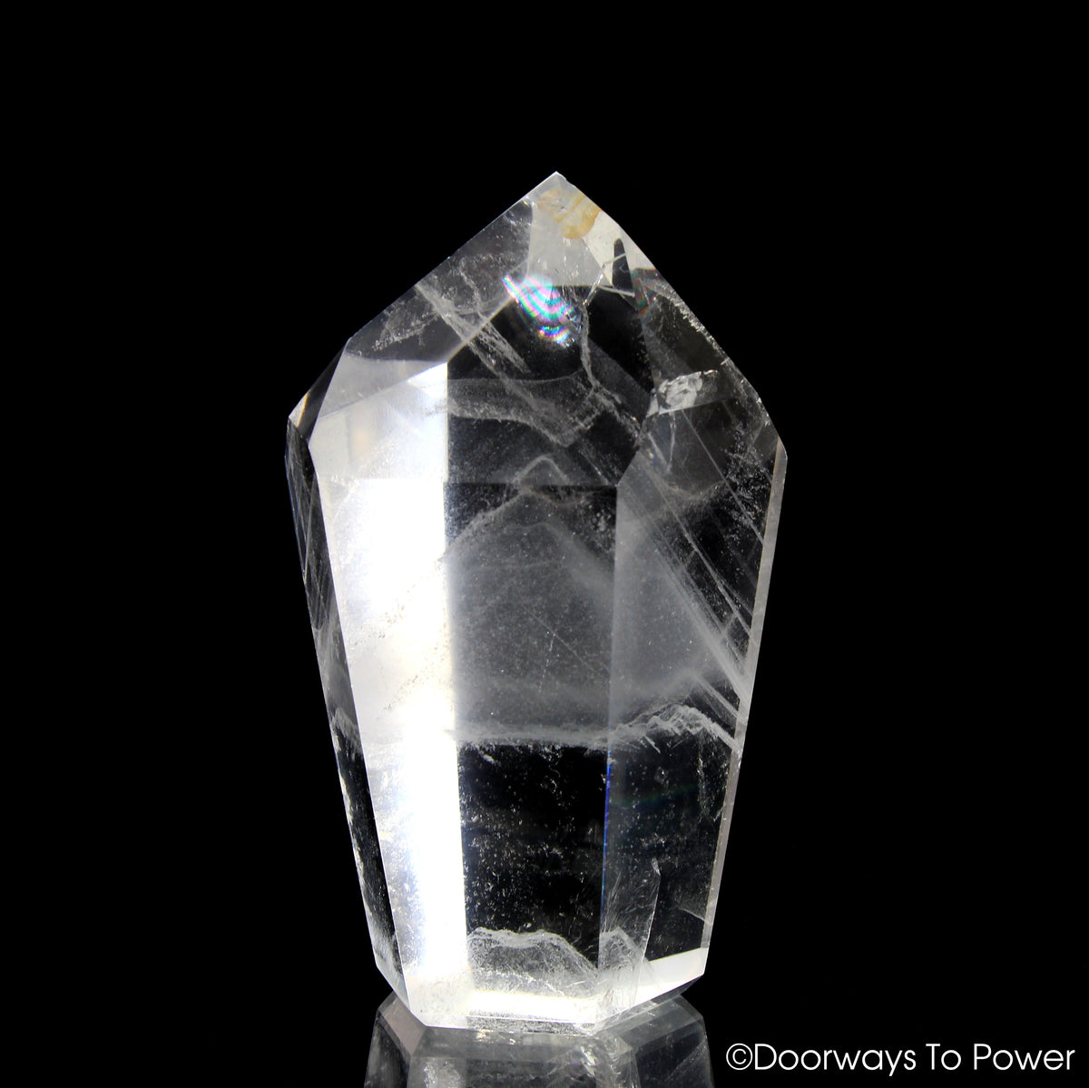 John of God Phantom Quartz Temple Heart Dow Casa Crystal Point 'Healing Layers'
