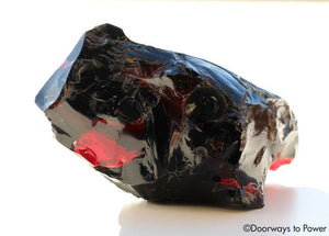 Bi Color Iridium Black King Solomon Andara Crystal (Ultra Rare)