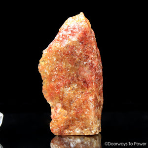 Himalaya Red Gold Azeztulite Crystal Altar Stone 