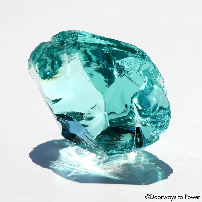 Gem Aqua Serenity Monatomic Andara Crystal 'Modulating Perception'