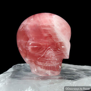 Rose Quartz Magical Child Master Crystal Skull 'Crystalline Hu Man'