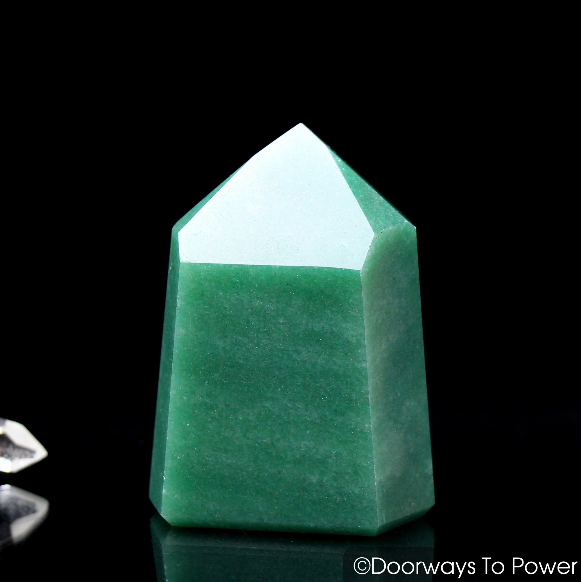 John of God Green Aventurine Pyrite Channeling Isis Crystal