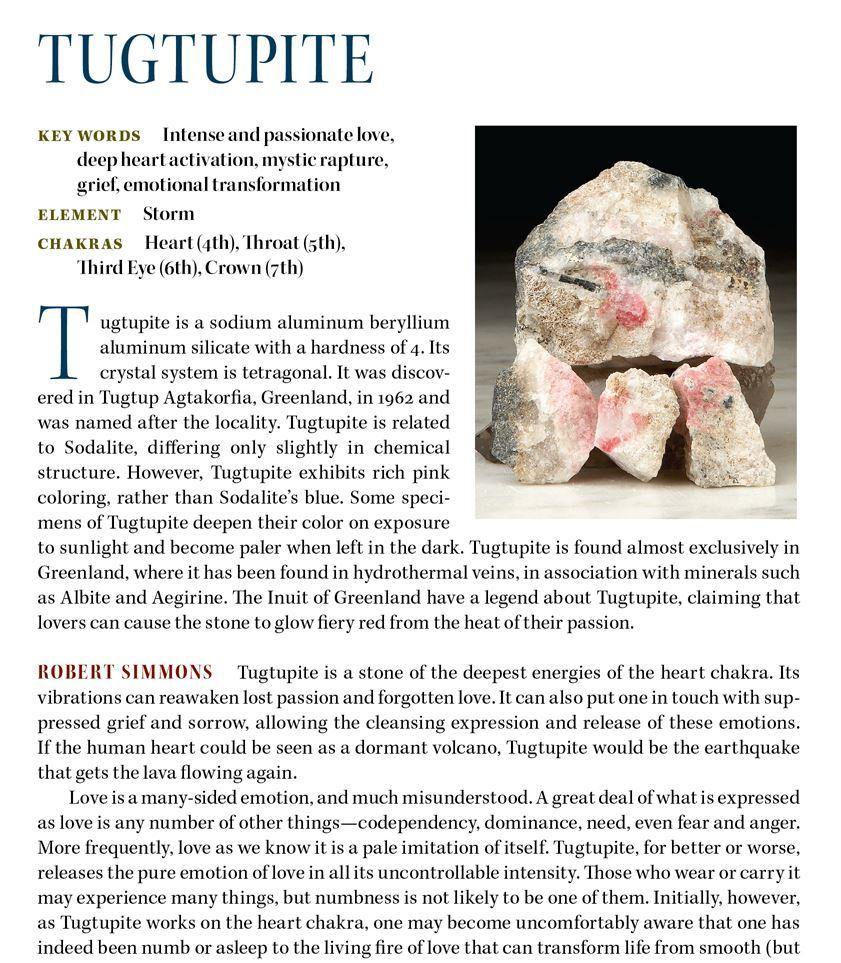 Tugtupite Metaphysical Properties