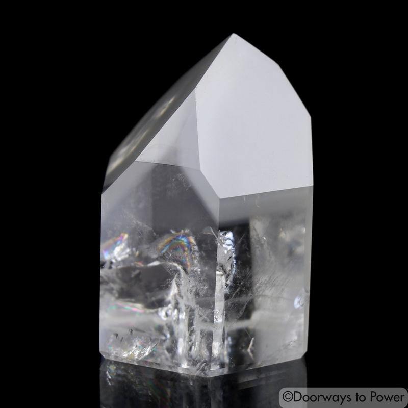 Lemurian Light White Phantom Quartz Shaman Dow Crystal 'RE BIRTH'